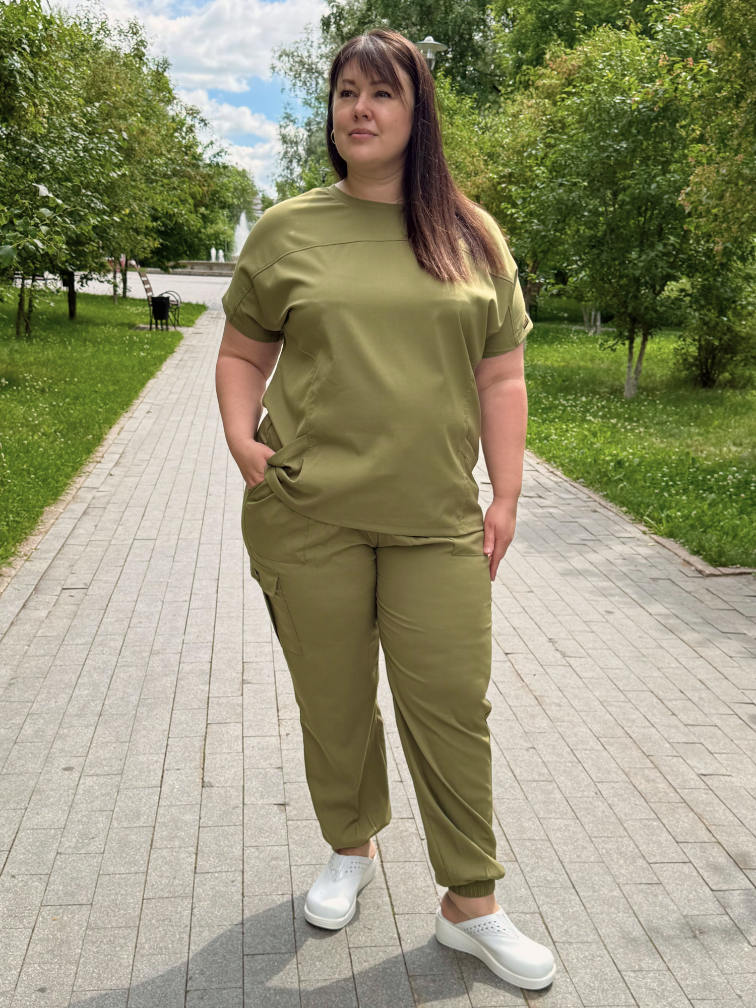 Костюм Basic Lux Lycra Хаки (Khaki) XXL